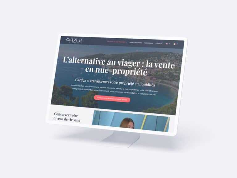 L'alternative au viager : la vente en nue-propriété Voir le site : https://azur-realestate-viager.com/