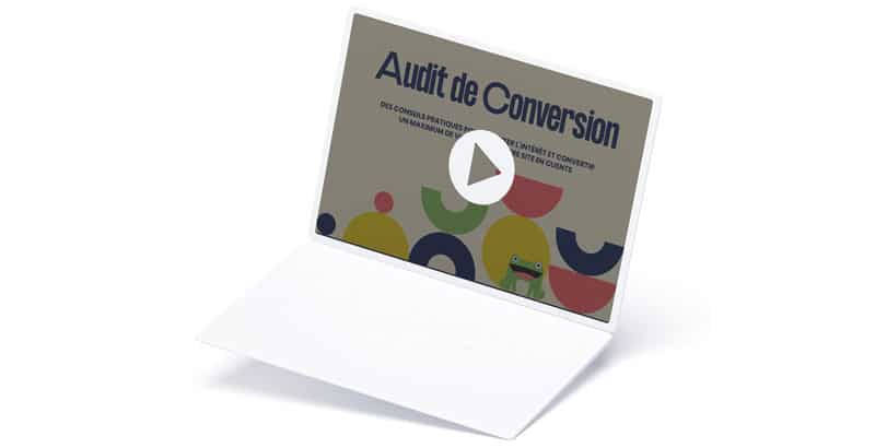 Audit de taux de conversion - audit de conversions - Audit CRO - rapport détaillé en visio